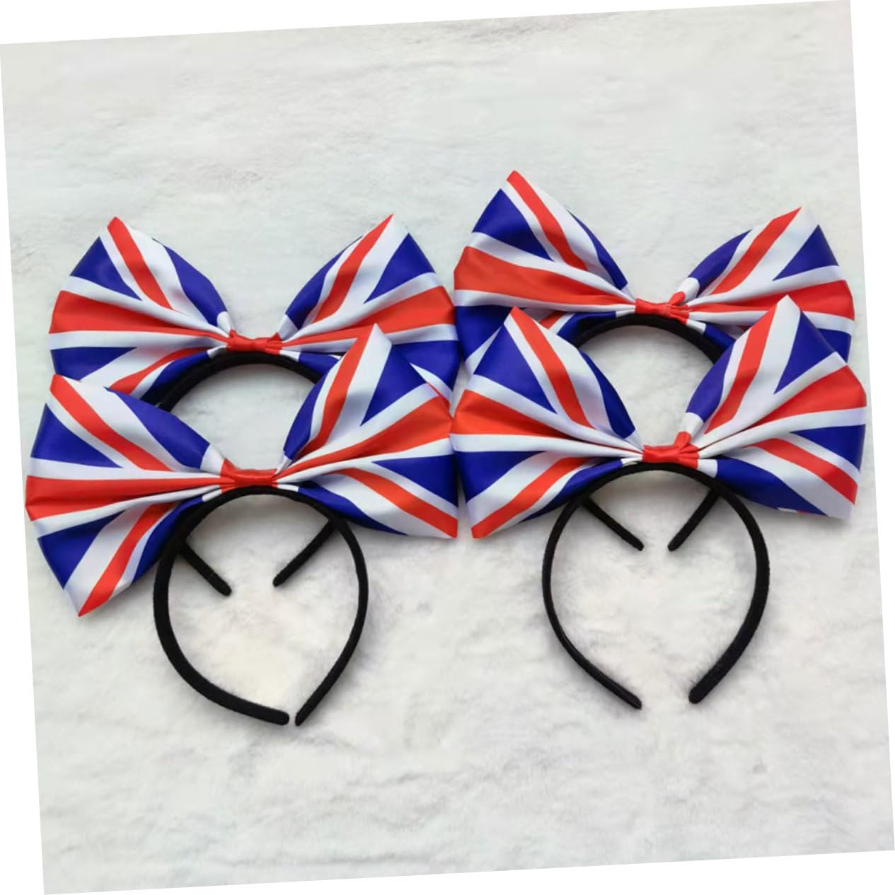 MAGICLULU 12 Piezas venda cintas para el pelo con lazo para niña traje de niñas ribbon diver pasador de pelo pasadores de pelo tocados diadema con lazo de lentejuelas Decorar