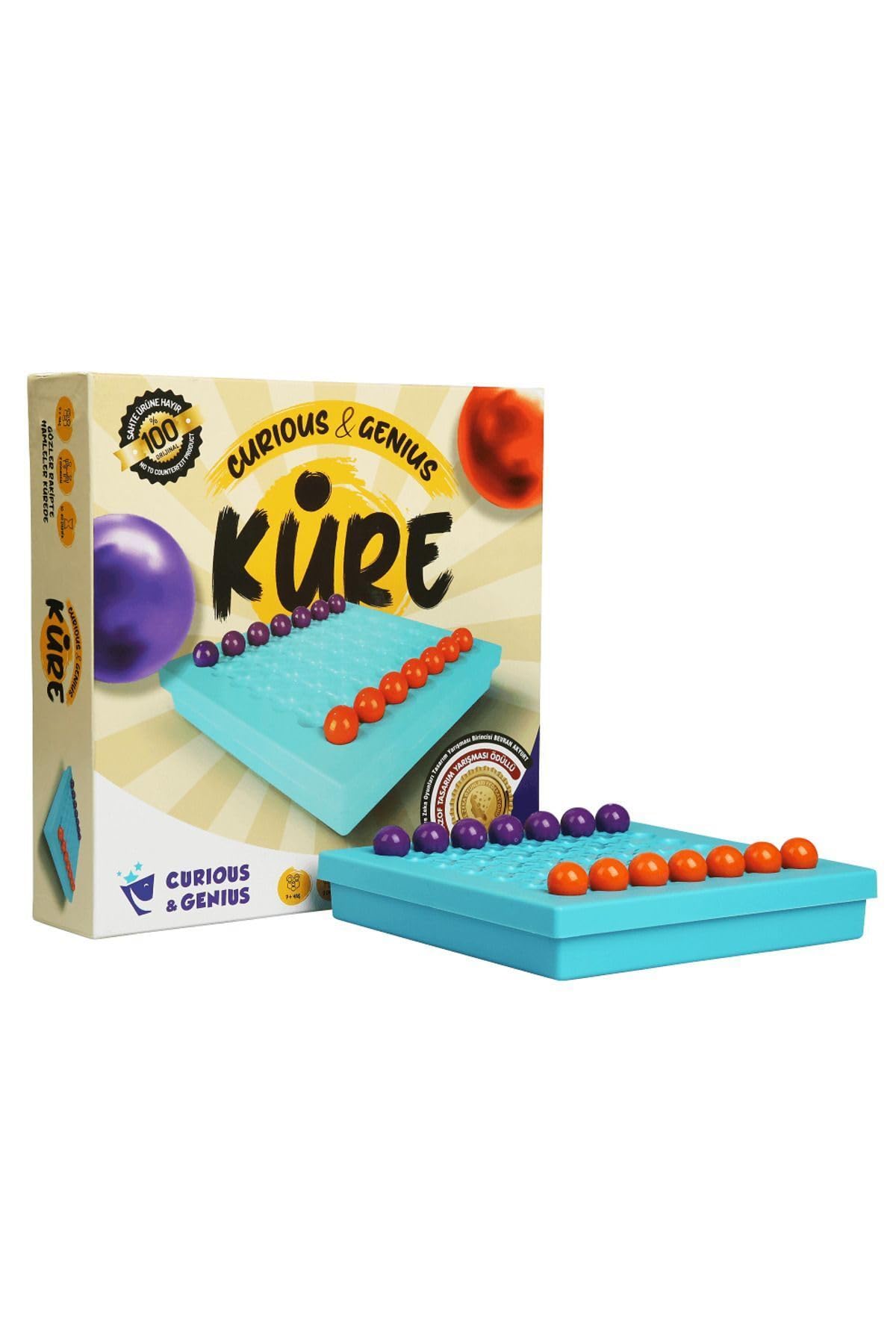 Curious&Genius Küre 55080, 2 Kişilik Strateji Oyunu, 7 Yaş ve Üzeri, 10-20 Dakika