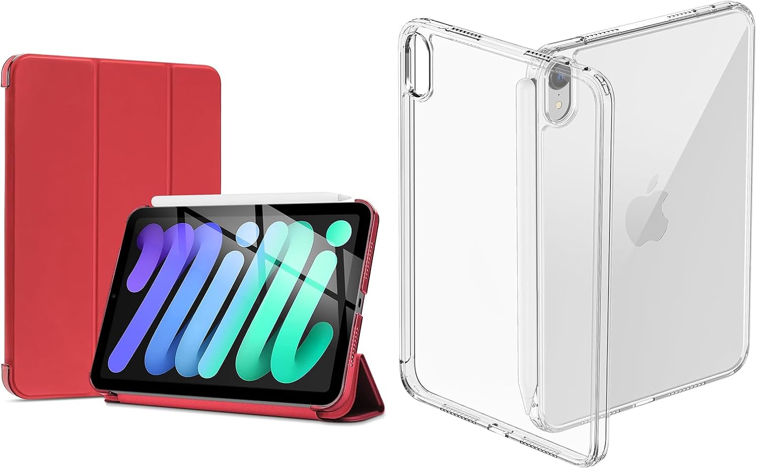 Smart Case Bundle with Clear Case for iPad mini 6 2021