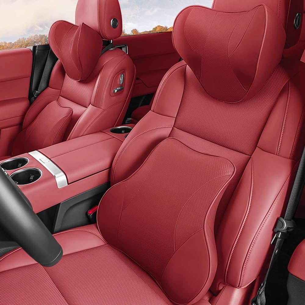 ボルボ C30 C70 2006 2007 2008 車用ヘッドサポートピロー、車用ランバーサポートピロー、柔らかな車用ヘッドレスト