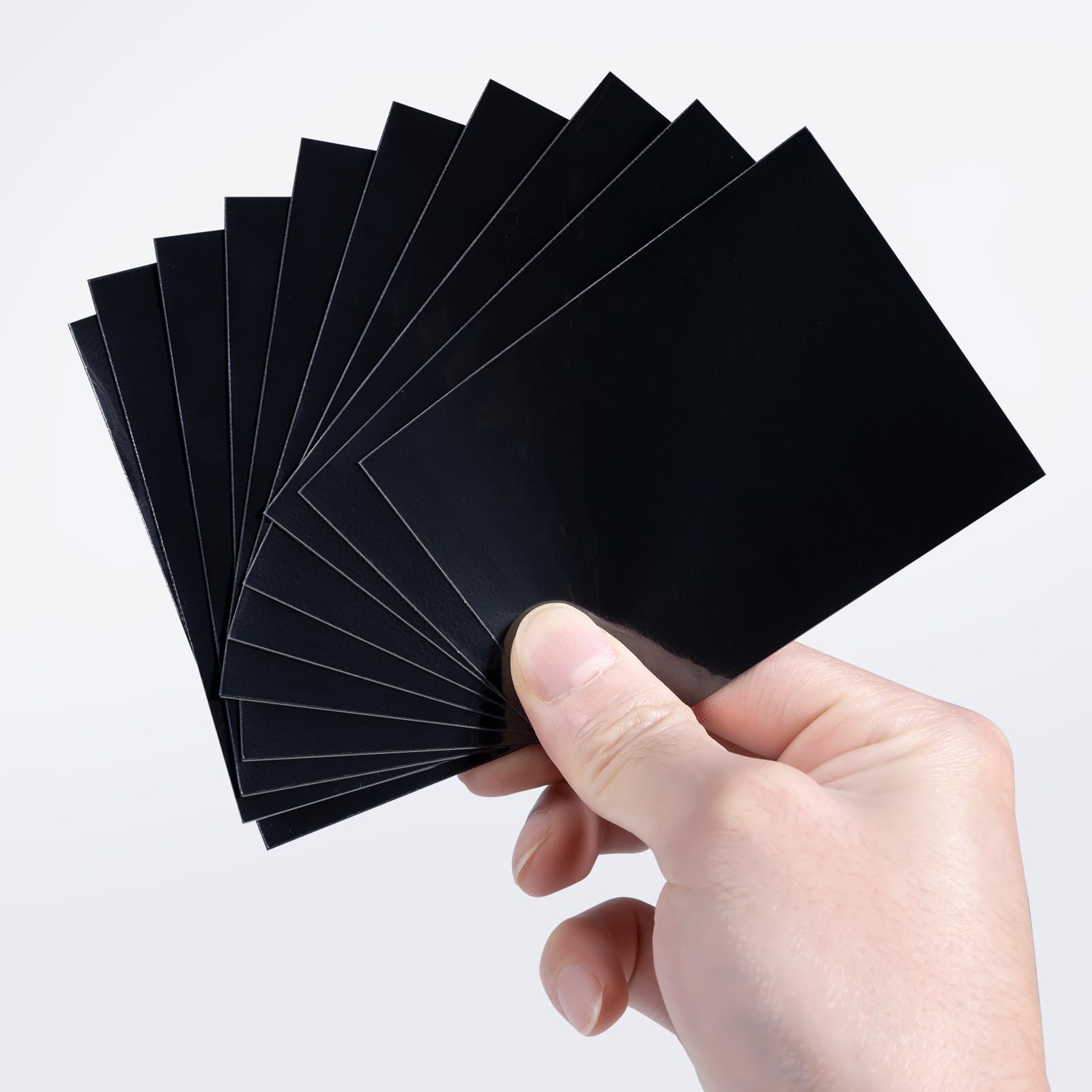 Carehabi Card Protectors, 500 Pezzi, Trasparenti Bustine Carte, 66 X 91 MM, Tasche Vuote per Carte Sportive, Collezionabili, MTG, Pokemon Magic