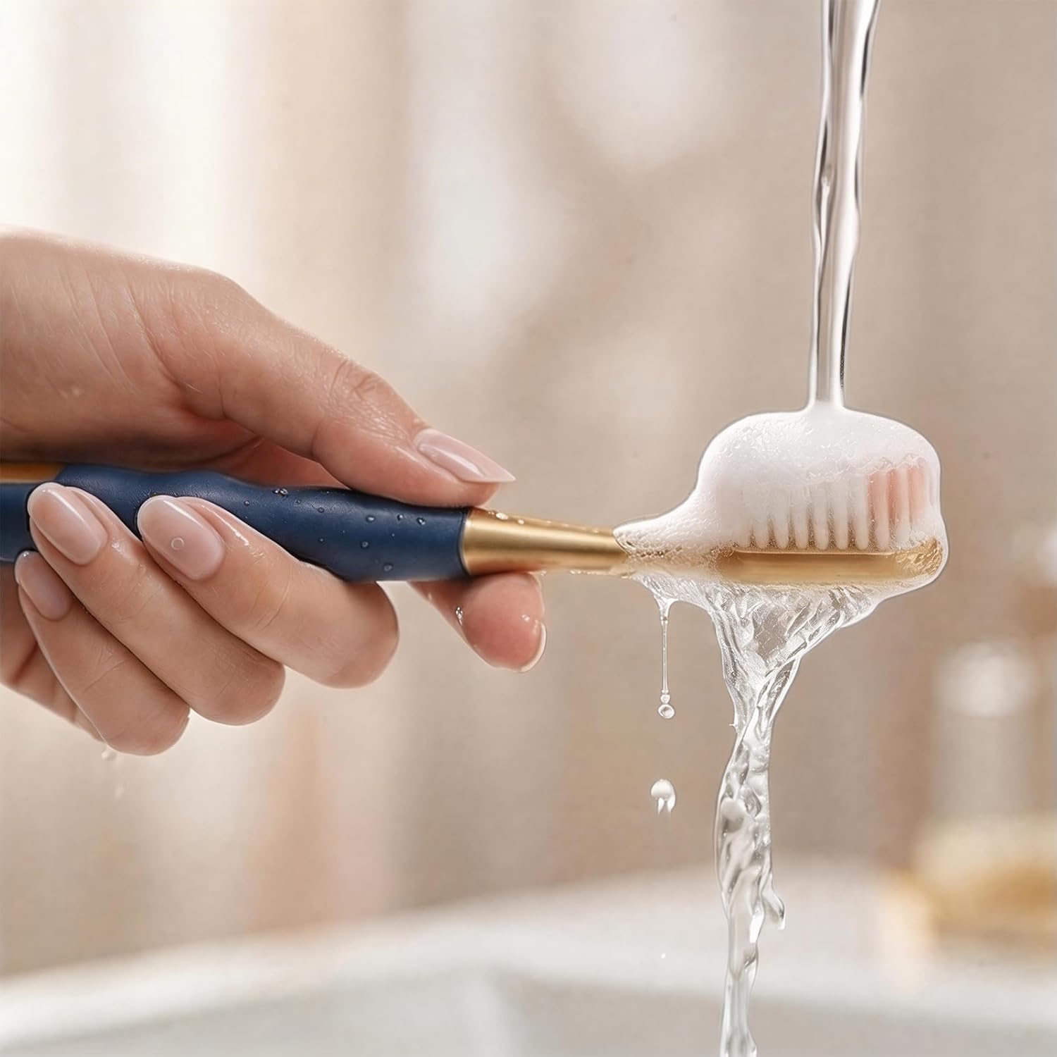Adult Wide Head Soft Hair Toothbrush, Manual Toothbrush, Excellent Cleaning Effect for Large Head, Ultra Soft Brush Thread Can Gum-Friendly(6 Pack)