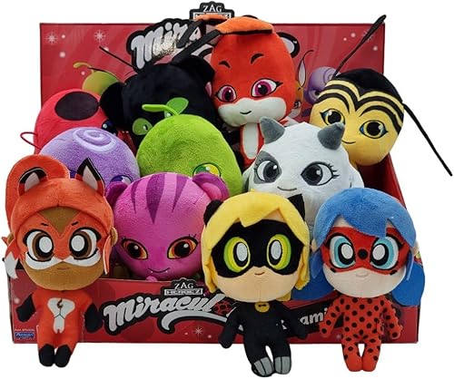 Miniatura 3 de BANDAI Milagroso juguete de peluche Kwami Wayzz de Tales of Ladybug y Cat Noir  Juguete suave Wayzz de 5.9 in  Juguetes súper suaves y tiernos dan