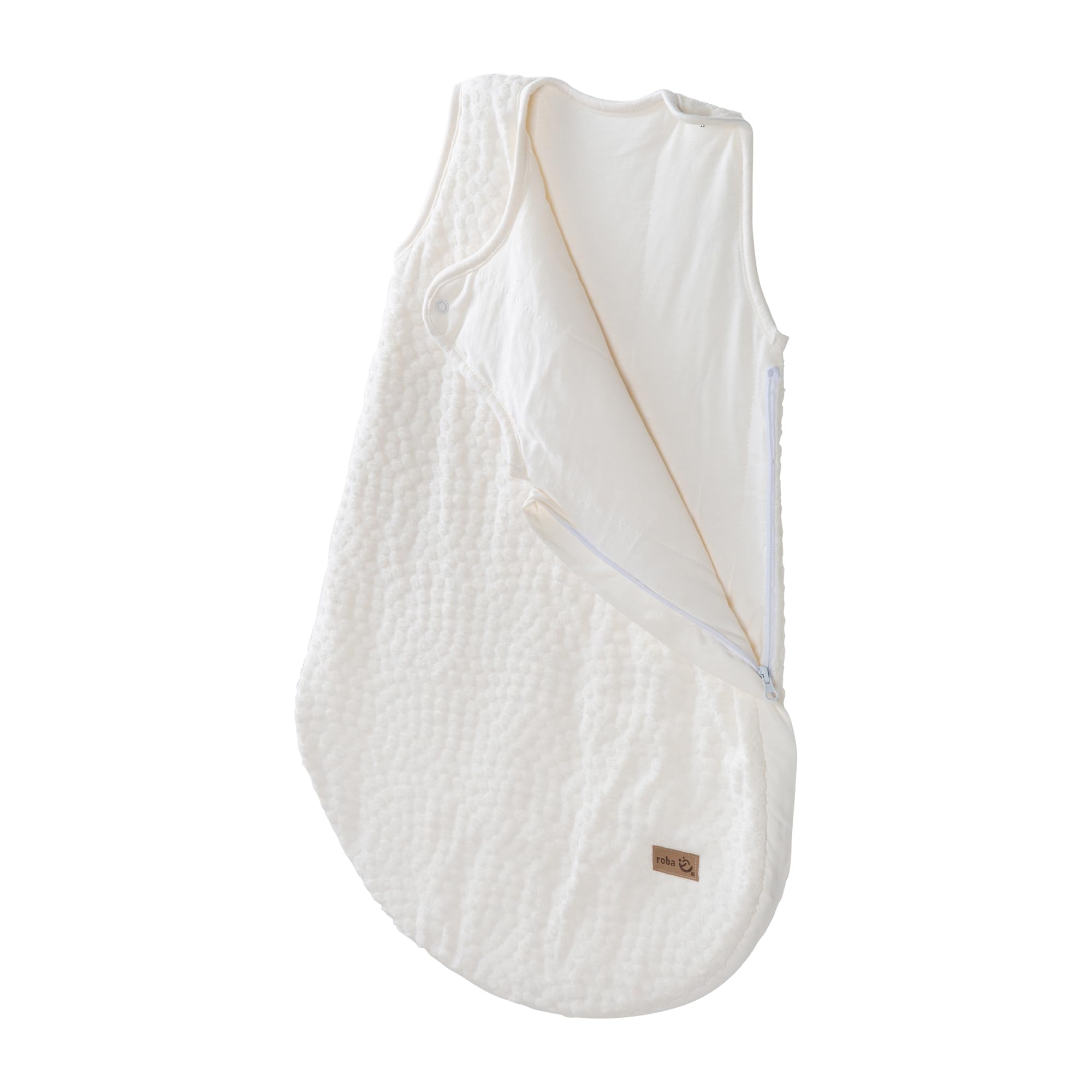 roba Baby Sleeping Bag Seashells Oyster 70 cm for Newborns, All-Season Sleeping Bag Made of Organic Cotton - Image 4
