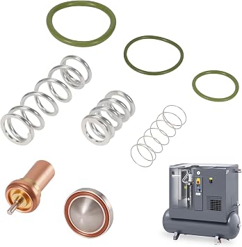2901109500 Thermostat Valve Kit Fit for Atlas Copco GX7 Air Compressor - Replace 2901187200 Temperature Control Valve Maintenance Repair Kit, One Year Quality Assurance