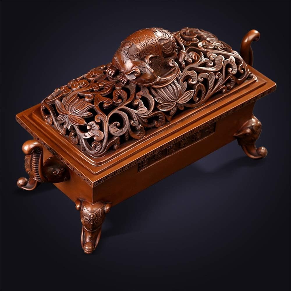 銅細工 六角亭式薫香炉 置物 茶卓 香炉 香道具 装飾品 工芸