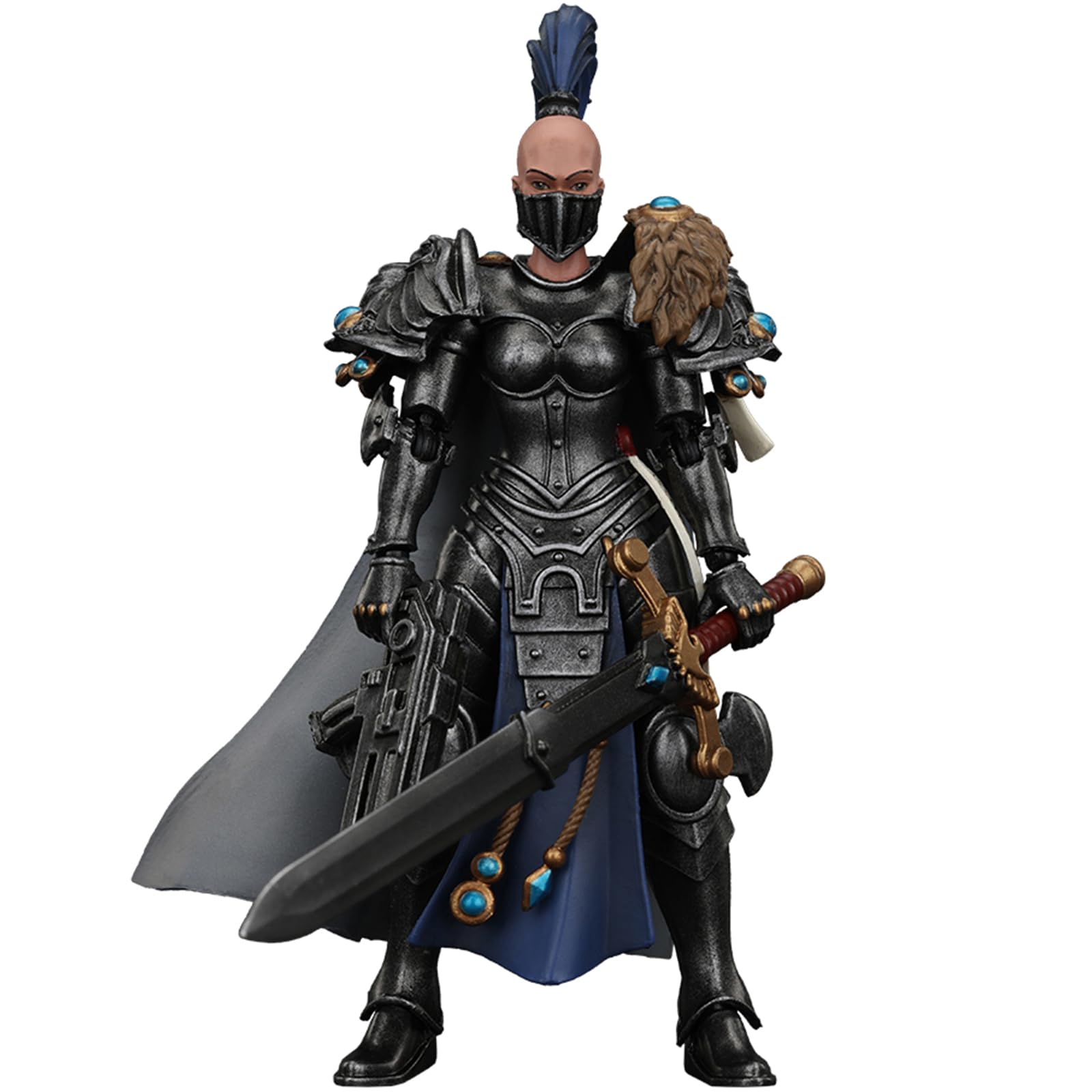 JOYTOY Warhammer 40k Sisters of Silence, Sisters of Silence Argent Lynx Vigilator Cadre Vigilator 1 1/18 Action Figure