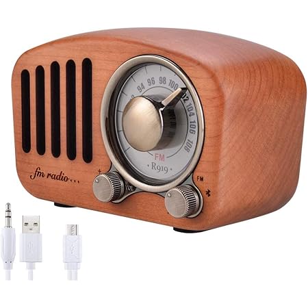 Radio Vintage Madison FREESOUND-VR40OR - Bluetooth, USB, FM - Look Rétro