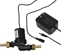 Vista 1 de bayite BYT-7A014 DC 12V Solar Hot Water Heater Circulation Pump with DC Power Supply Adapter Low Noise 3M Head 8LPM 2.1GPM