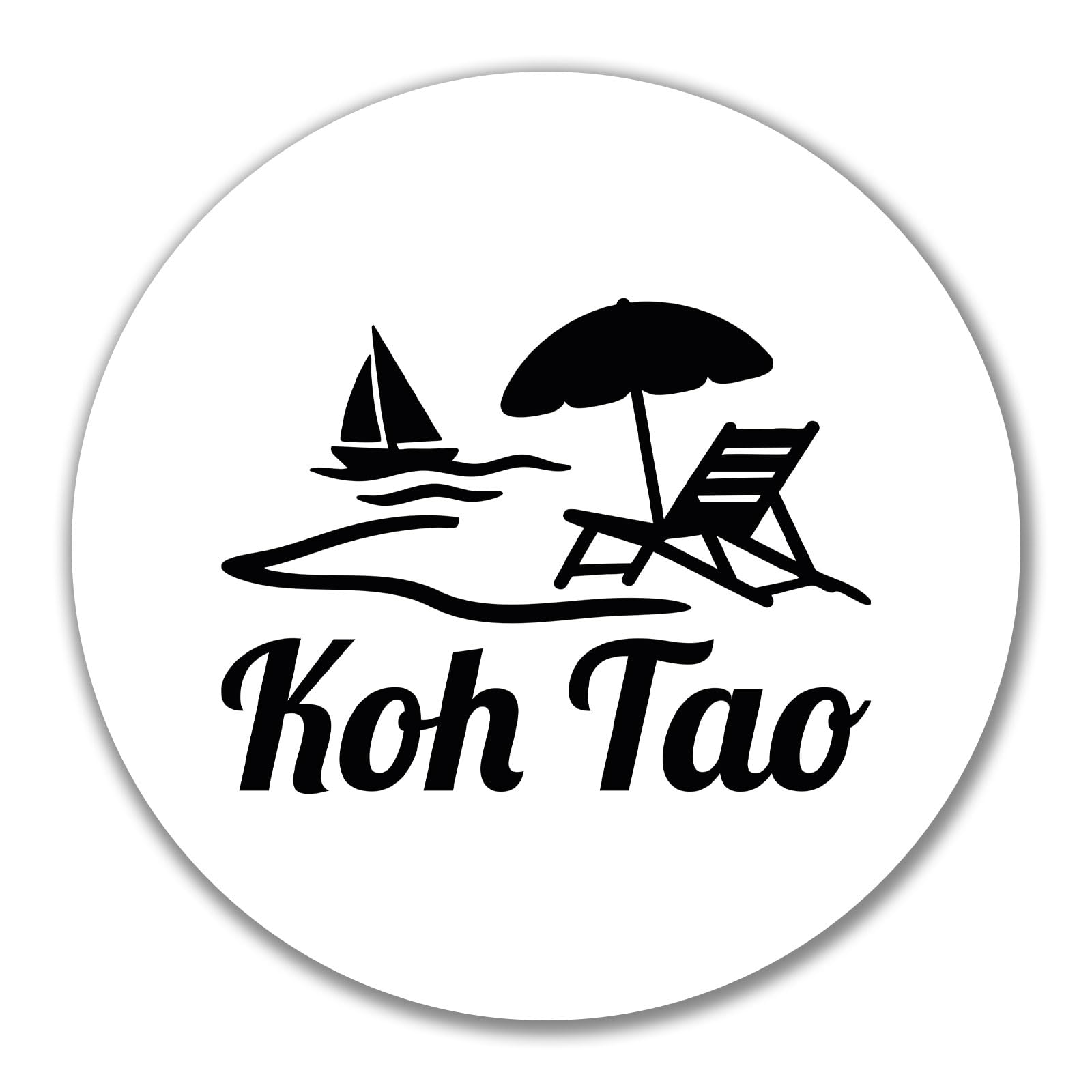 Huuraa Mehrfarbig Sticker Koh Tao Thailand Gift Sticker 10Cm Koh Tao Thailand Gift Idea