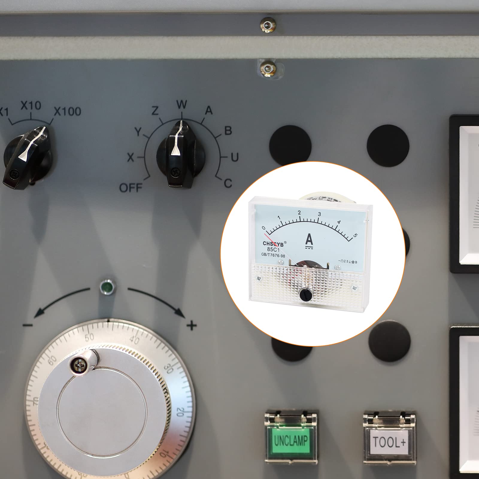 YOKIVE Analog Panel Ammeter, 85C1 Ampere Meter Current Tester, Great for Office Art, Home, Daily Use (DC 0-5A) - Image 3