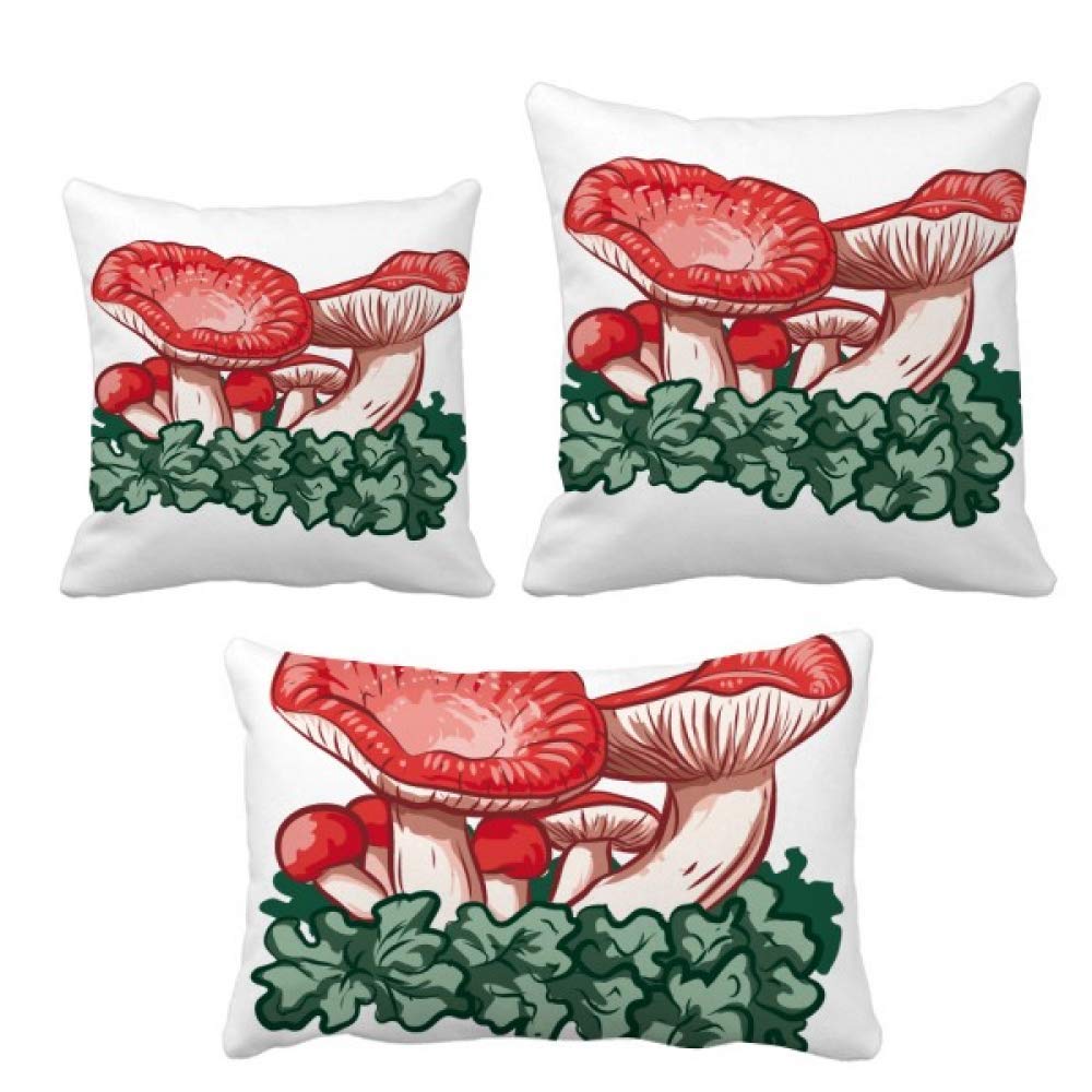 Taie d'oreiller champignon rouge idéale pour créer un coin lecture cosy
