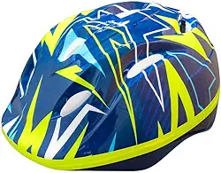 Capacete Infantil Bike Mtb Patins Skate Criança Regulagem Energy 52-56 Azul/Amarelo