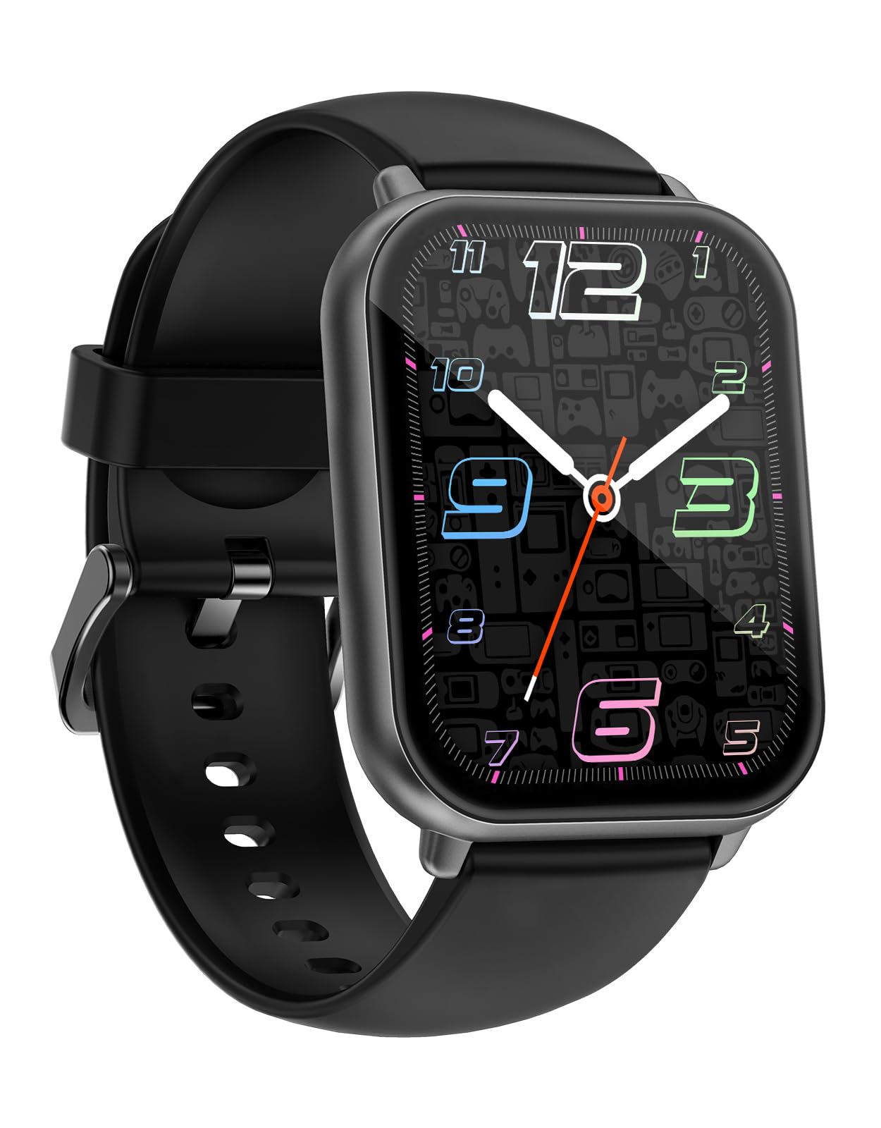 Generico Smartwatch per uomo e donna, cardiofrequenzimetro, SpO2, impermeabile IP68, 100+, orologio sportivo, contapassi, monitor del sonno per Andorid iOS