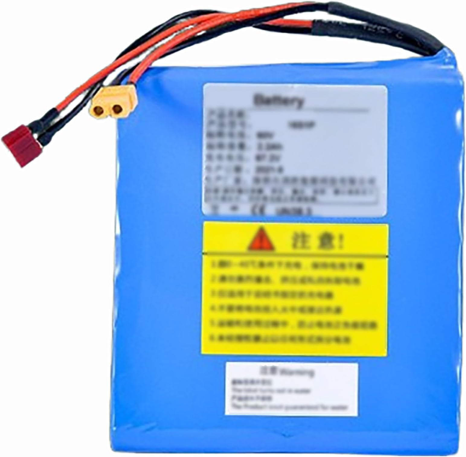 60V Hoverboard Battery Replacement Battery 60V 2.2Ah Rechargeable Battery for Electric Scooters Self-Balancing Boards with BMS 60V 2.2A,XT60+T