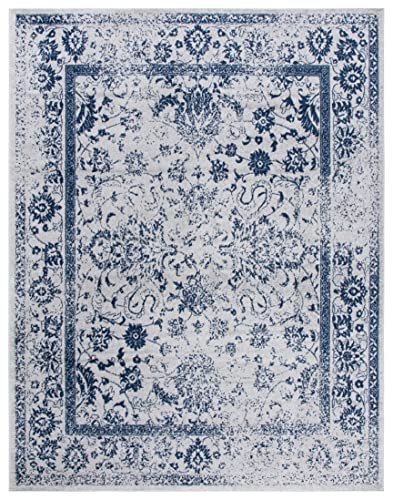 image for SAFAVIEH Adirondack Collection Area Rug - 10' x 14', Grey & Navy, Orie
