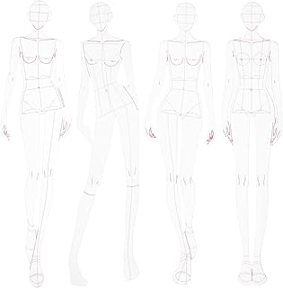 EXCEART Fashion Rulers Set 4 Pcs Clothing Drawing Template Curve Rulers ...