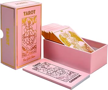 Rose Gold Tarot & Guide | Classic Tarot Design and Gold Foil