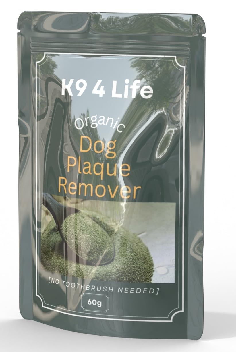Plaque Off and Tartar Remover for Dogs 60g Dental Care for Healthy Teeth and Gums