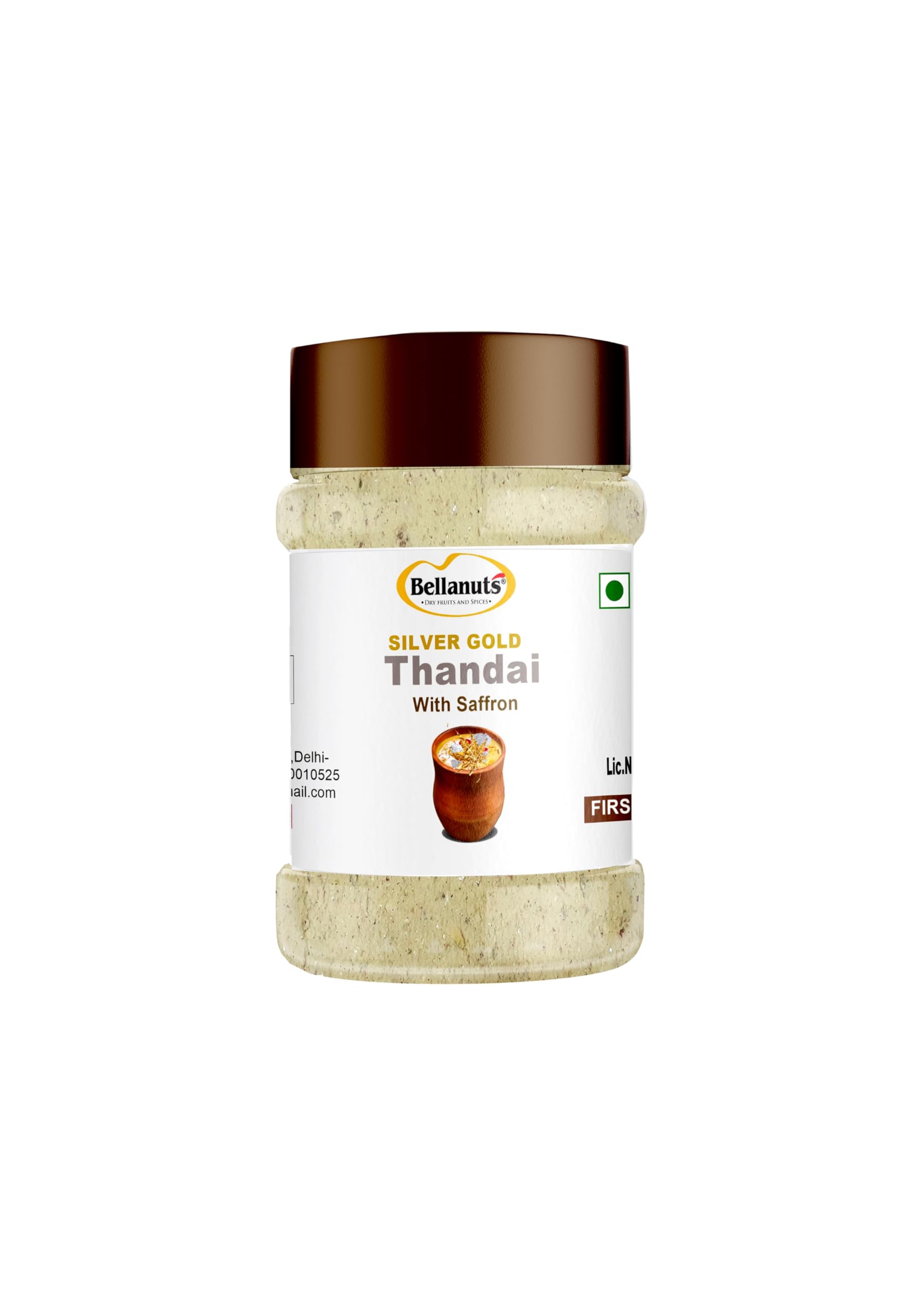 Bellanuts Kesari Thandai with Silver Gold Leaves 100g Trail Pack-image-18