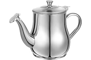 Ciieeo Oil Storage Container with Strainer