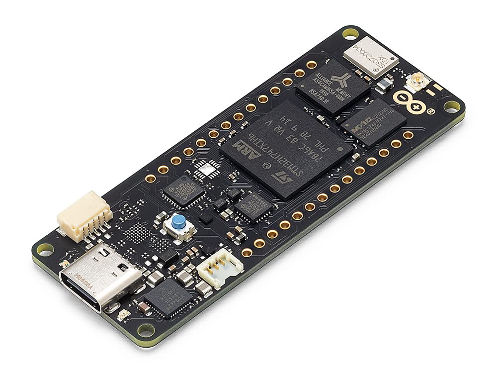Arduino Portenta H7 Lite Connected [ABX00046] - Dual-Core-Mikrocontroller mit ARM Cortex-M7 und M4, integrierte Konnektivit�t f�r IoT-, KI- und Edge-Anwendungen