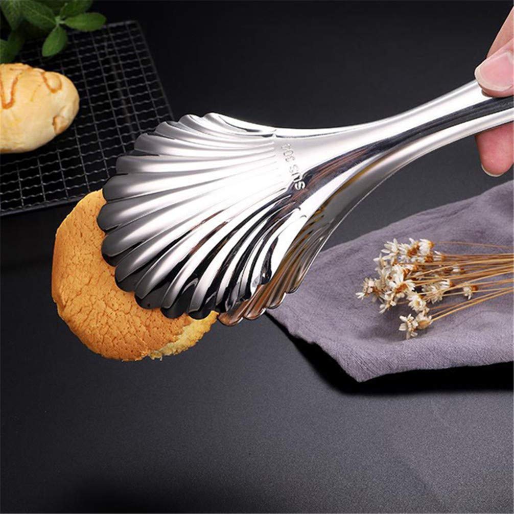 Pinzas para Barbacoa de Acero Inoxidable, Pinzas para Cocina, Clip para Barbacoa, Comida/Pastel/sándwich/Pan/bistec/Ensalada/Pinza para Hielo para cocinar en la Cocina