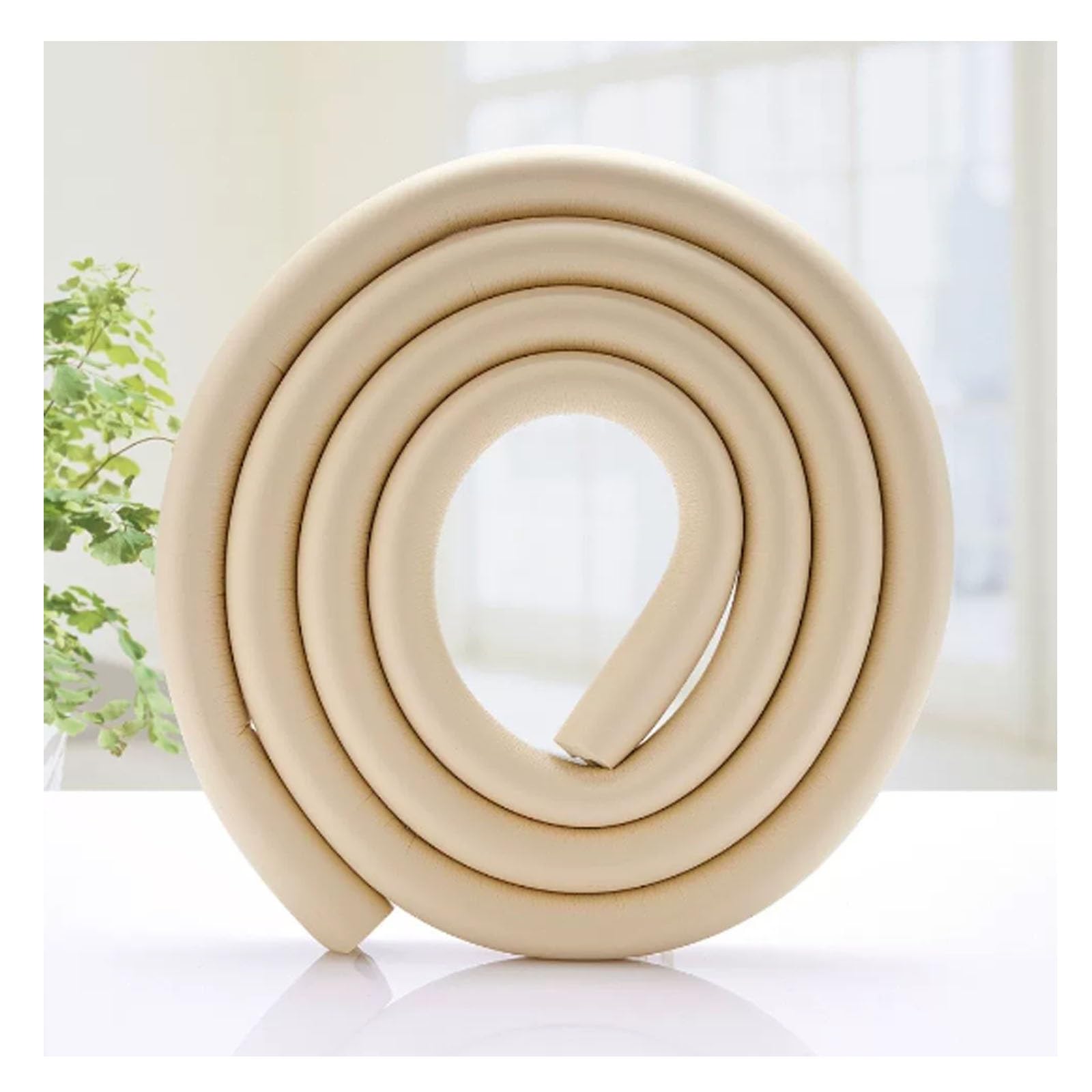 YPIOUREN Edge Protector, Corner Guards, Table Edge Anti Collision Foam Sponge Bumper Pad(Beige,500cm/196.9in)