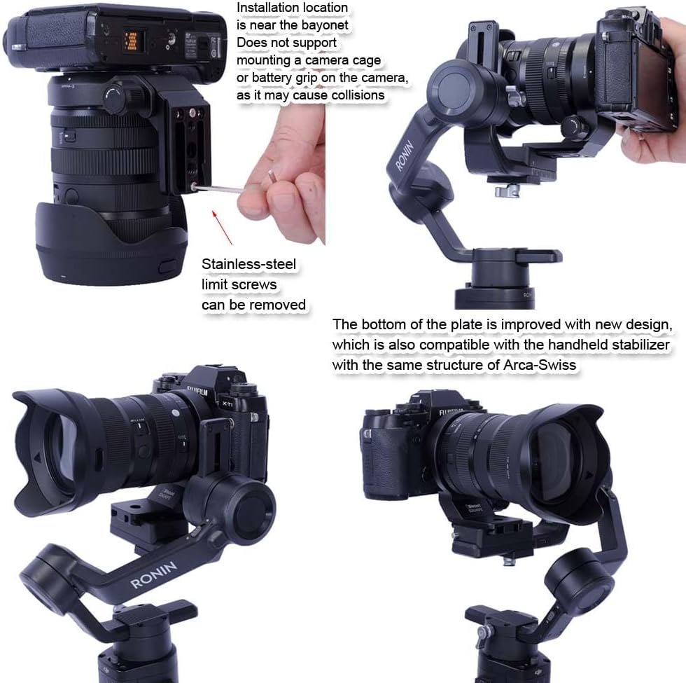 Tripod Mount Ring Lens Collar Support Compatible with Sigma 17-40mm F1.8 DC Art (X/E Mount); 28-45mm F1.8 DG DN Art, 24-70mm f/2.8 DG DN Art II, 20-200mm F3.5-6.3 DG C, 28-70mm f2.8 DG DN C E-Mount