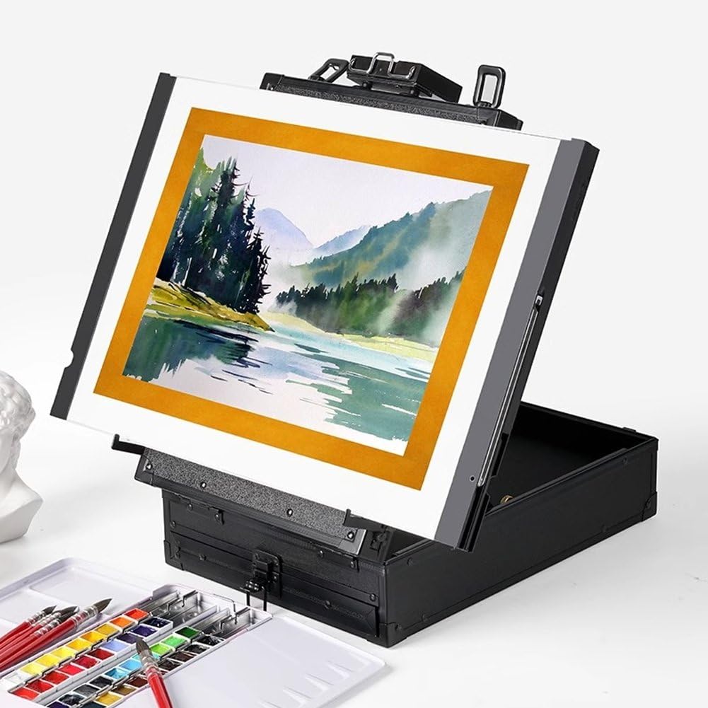 Tragbares Zeichenbrett, Faltbares Aquarellzeichenbrett, Tischplatte Ständer, Künstlerbedarf-zubehör Für Anfänger