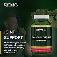 Vista 2 de Kaishore Guggul, Harmony Nutraceuticals, Ayurveda Tradicional 120 Cápsulas Vegetarianas