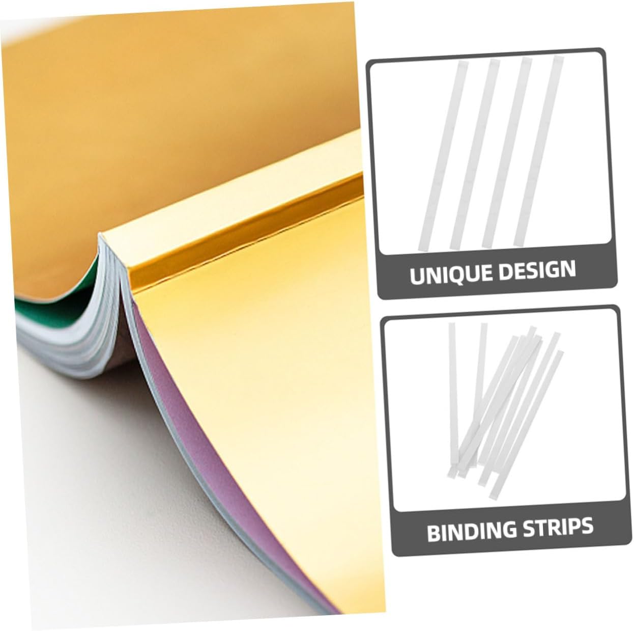 50pcs Multi-use Glue Strips for Book Binding Thermal Adhesive Tapes for Crafts and Office Supplies Strong and Flexible Binding for Daily Projects