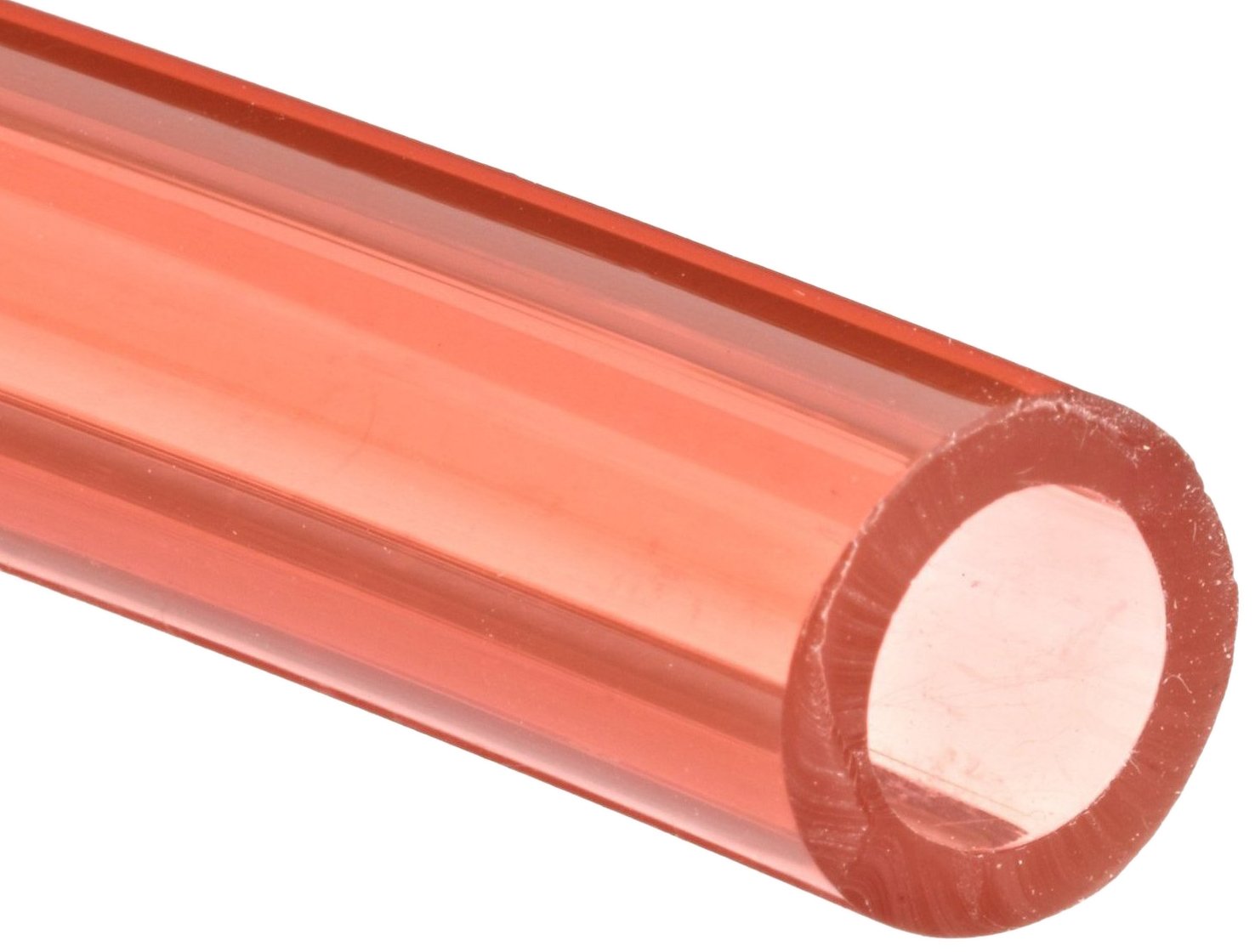 SMC TIUB Series Red Polyurethane Tubing, 1/4" OD, 5/32" ID, 66' Length