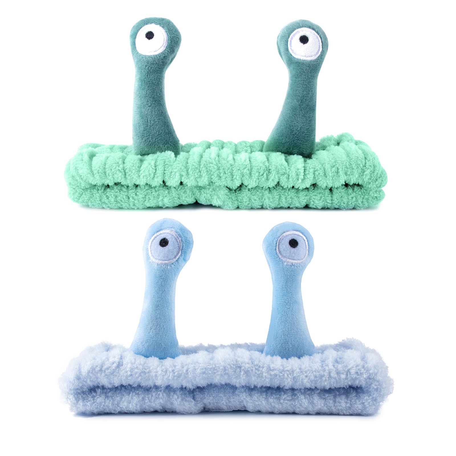 2 Pezzi Fascia Capelli Donna Trucco Face Wash Headband Utilizzare per la Cura Della Pelle Lavare Il Viso Spa Bellezza le Donne Ragazza Verde e Blu