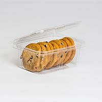 Vista 1 de Inline Ts32 Safe T Fresco Tamper Evidente 32 Oz Plástico Transparente Con Bisagras Contenedor