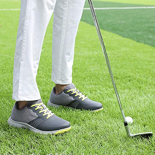 Image of Waterproof Professional Golf Shoes Men Spikes Golf Sneakers Male Outdoor Anti Slip Walking Footwears