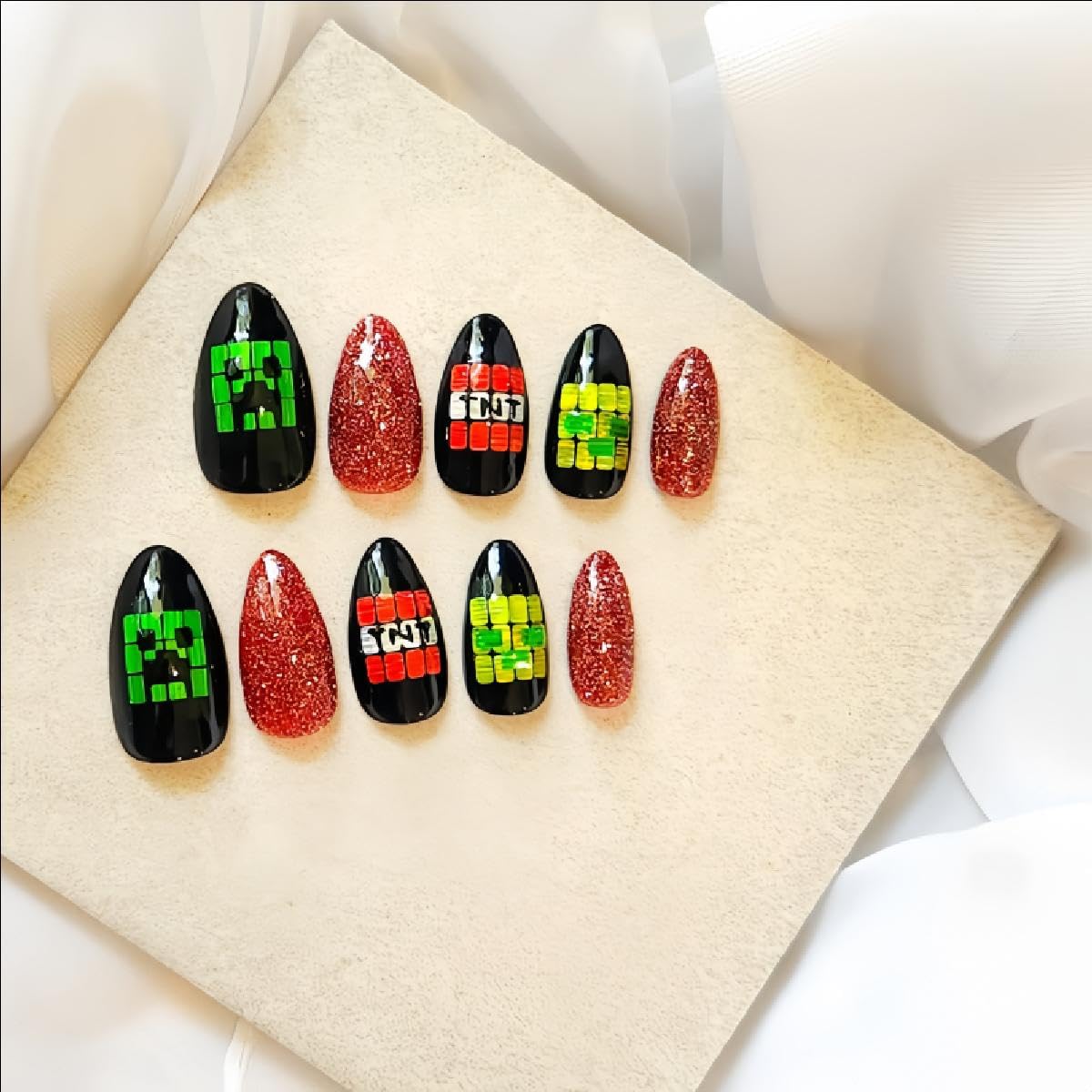 Amazon.com: Themed Press-on Nails, Handmade Nails Press On Nail