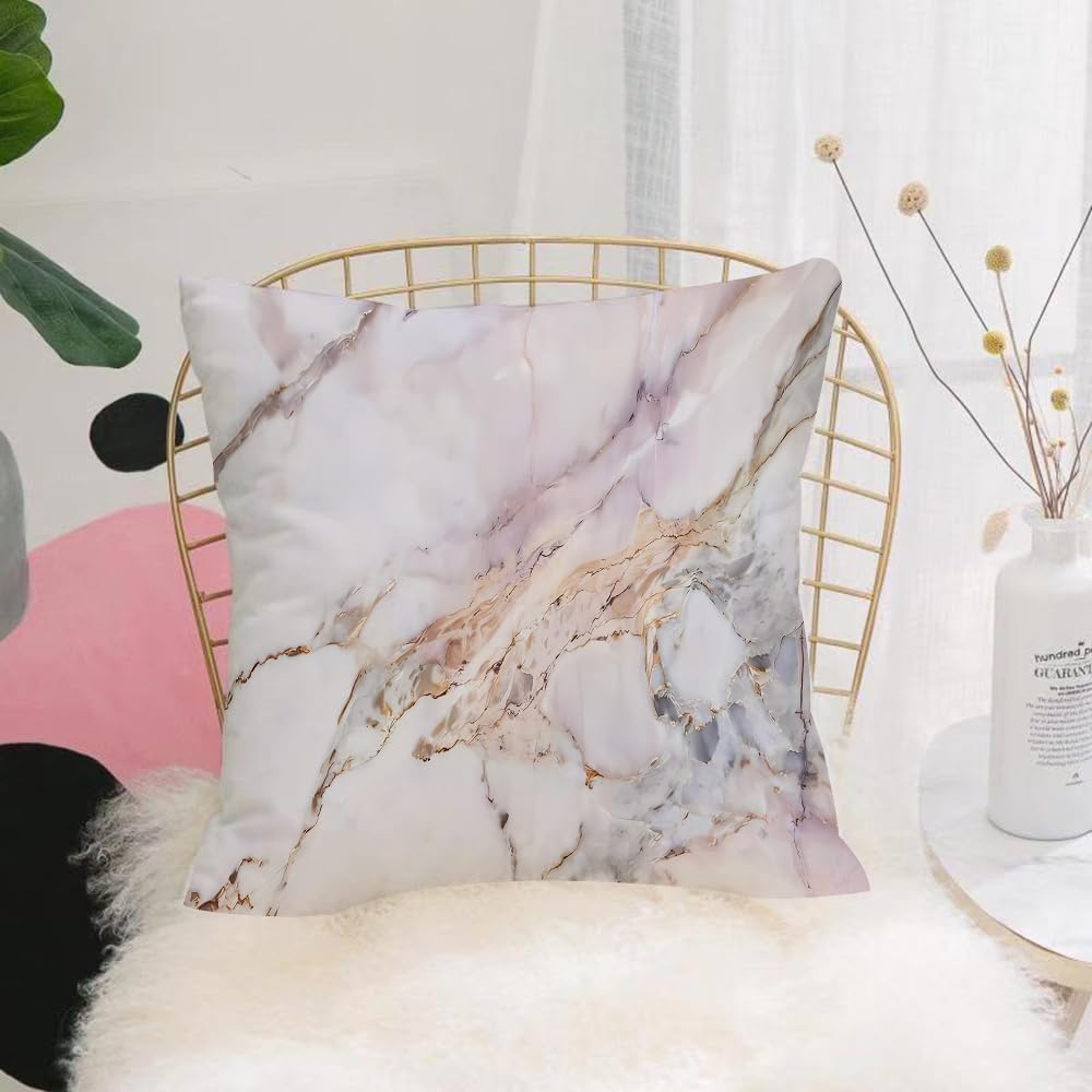 HYOSXW Cushion Cover,Throw Pillow Case Home Decorative for Living Room Bedroom Sofa Chair 16X16 Inch,marble texture background pattern with high resolution.,Pillowcase 40X40cm