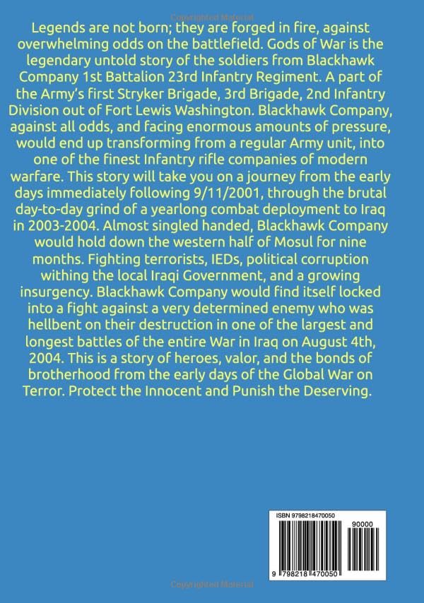 Gods of War: The Legend of Blackhawk Company 1/23 Infantry - Image 2