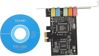 UKCOCO soundcard sound cards PCIe sound card Internal sound card Cinematic sound card -channel sound card Linear audio interface sound card audio card pcie to 5.1 sound card surround chip