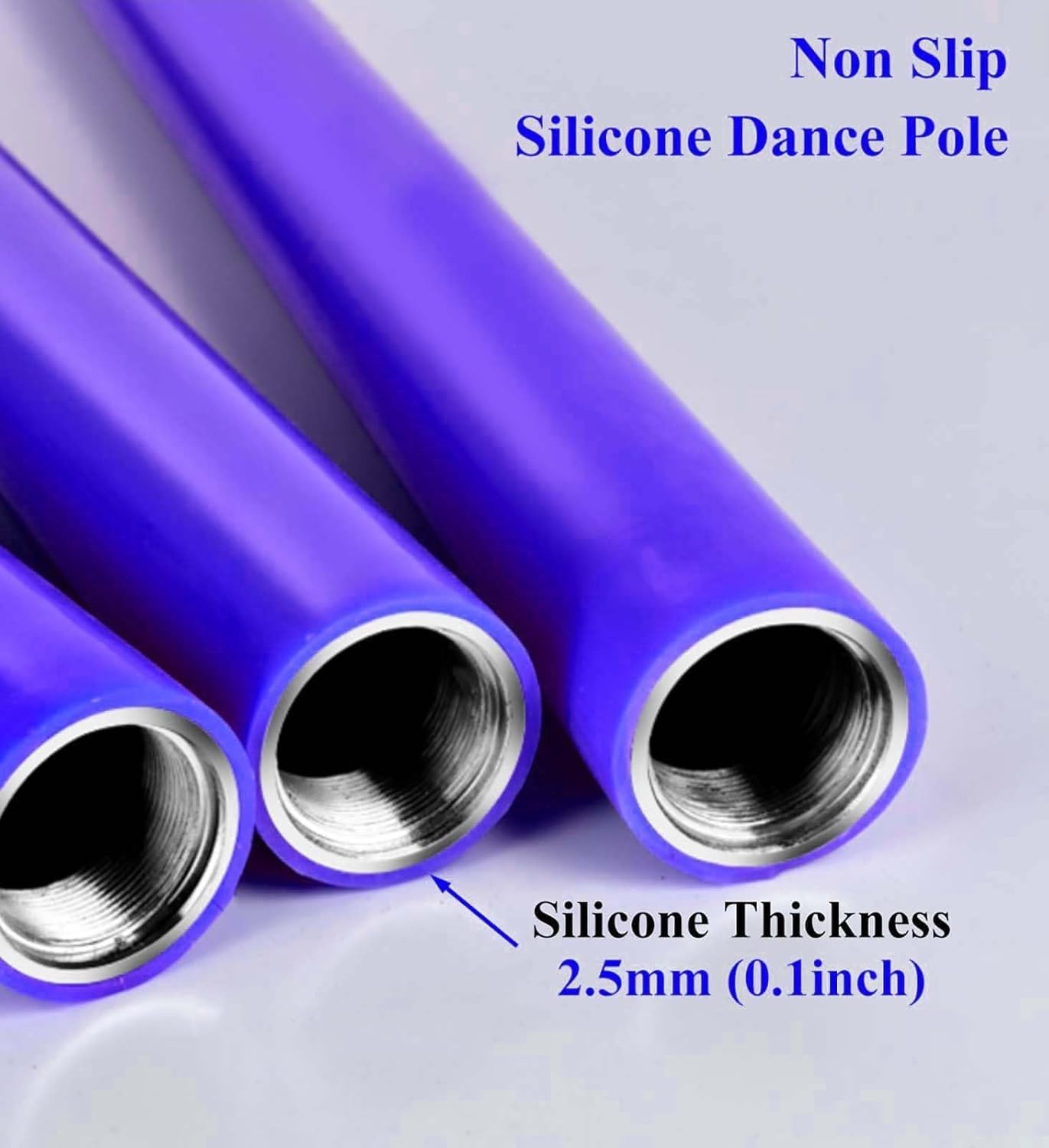 Pink Adjustable Portable Silicone Pole Dance Fitness Kit for Home Gym Yoga Chrome Steel 360 Degree Spin and Static Modes 7.2 to 8.9FT Height Floor to Ceiling Pole with Anti Slip Pads