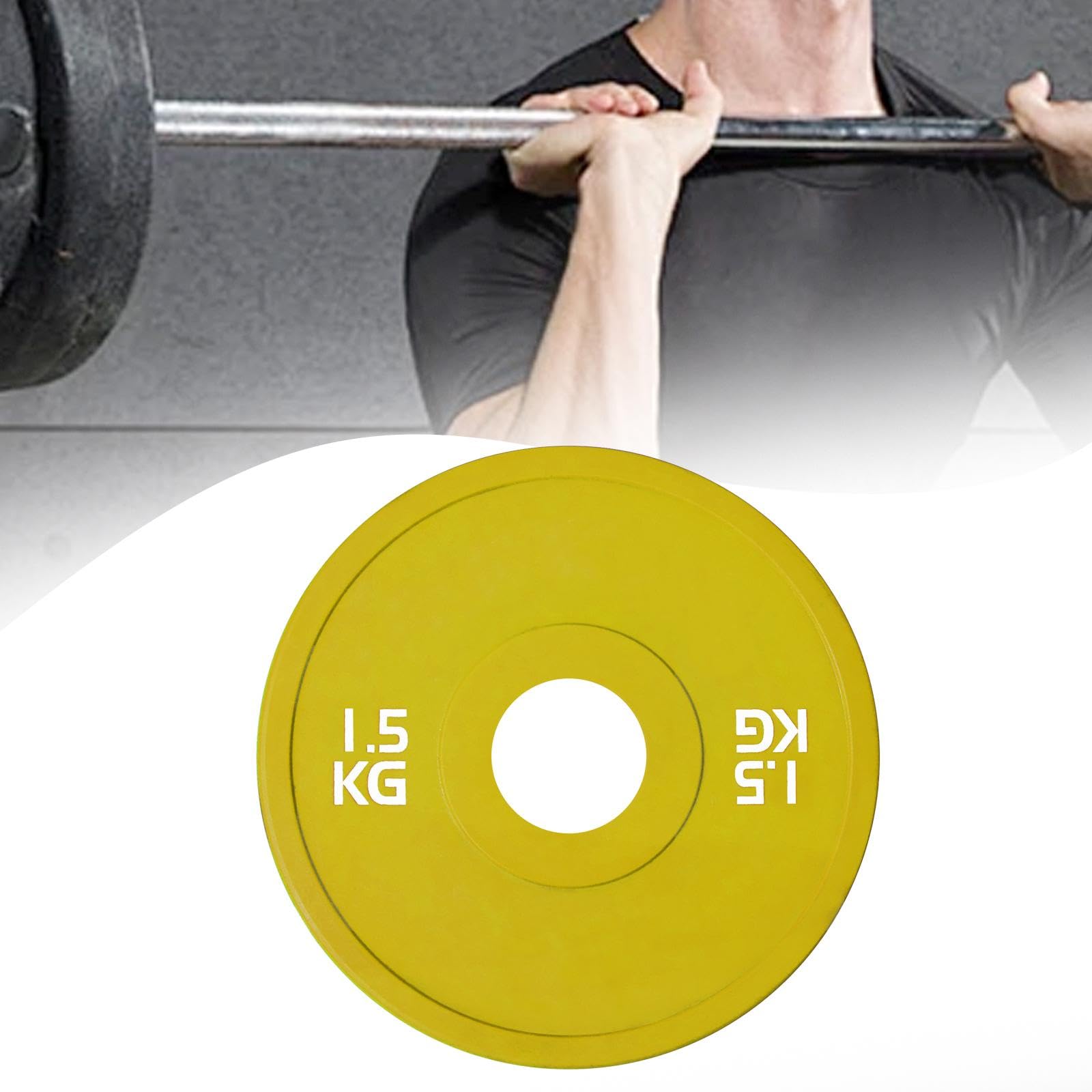 Disco Fractional de Peso con Diseño Portátil Y Material Resistente Adecuado para Uso en Mancuernas Barras Y Entrenamiento de Fuerza en Casa O Gimnasi