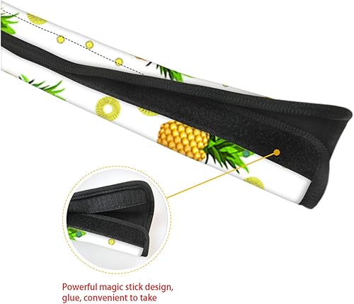 Miniatura 5 de Horeset Fundas para manija de puerta de refrigerador con estampado de bandera estadounidense, lavable, antideslizante, protector de