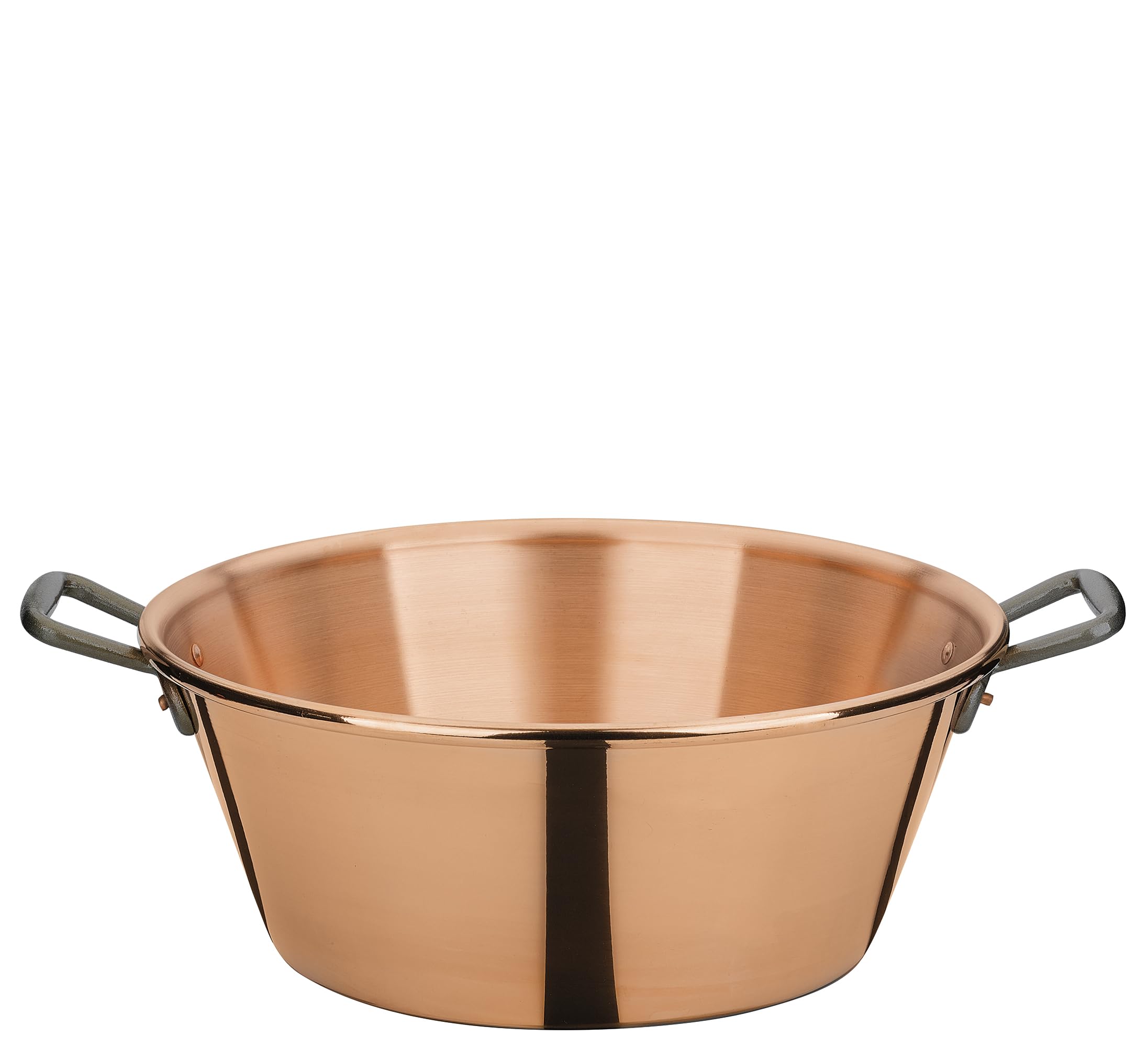 Spring CULINOX Marmeladentopf 12 L, Kupfer, Ø 40 cm, Wandstärke 1,7 mm | Einkochtopf für Marmelade und Gelee, optimale Pektingelierung, natürliche Fruchtfarben und weniger Zucker