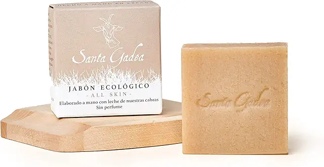 Santa Gadea All Skin Neutral Soap with Organic Goat Milk - 120g, 100% Natural