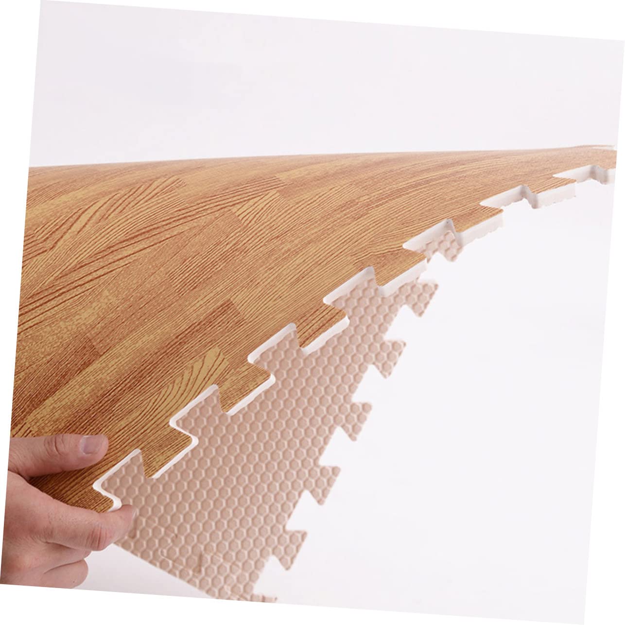 KESYOO Eva Puzzle Exercise Mat Tiles 10 Pcs Interlocking Foam Floor Mats Soft Non-Slip for Living Room Gym Yoga Random Style