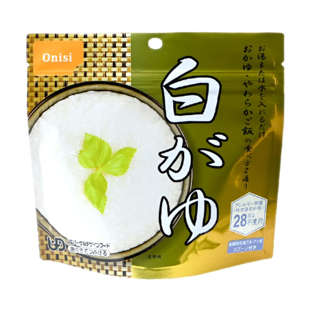 Amazon | 尾西食品 アルファ米 白がゆ 42g（非常食・保存食）×50個