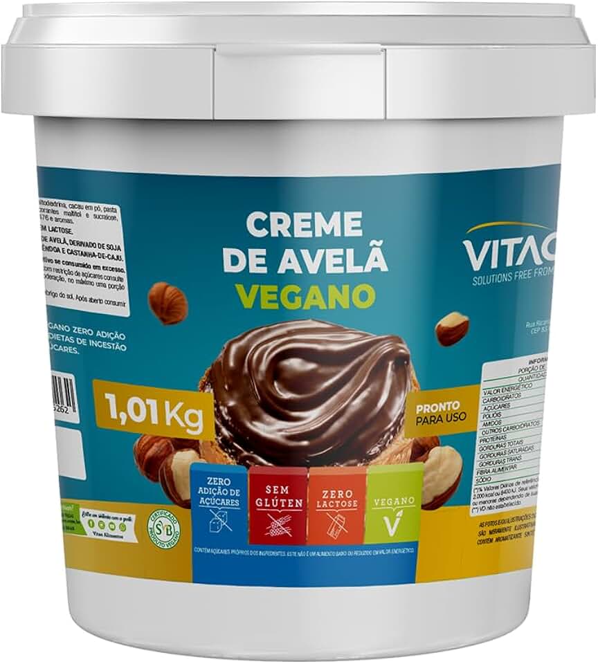 CREME DE AVELA VEGANO ZERO 1KG C06