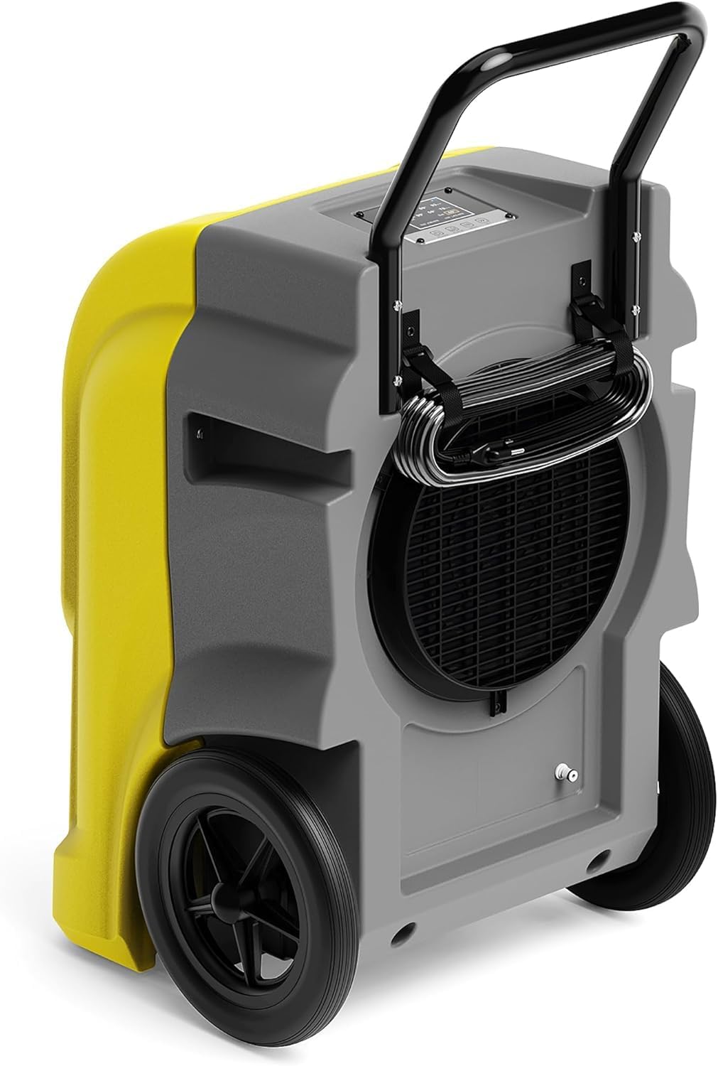 ALORAIR LGR Commercial Dehumidifier with Pump & Drain Hose, Portable Insutrial Dehumidifier for Basments, Home, Job Sites, Fit for 2,100 Sq.Ft Space with Wheels (Storm Elite Yellow NO WIFI)