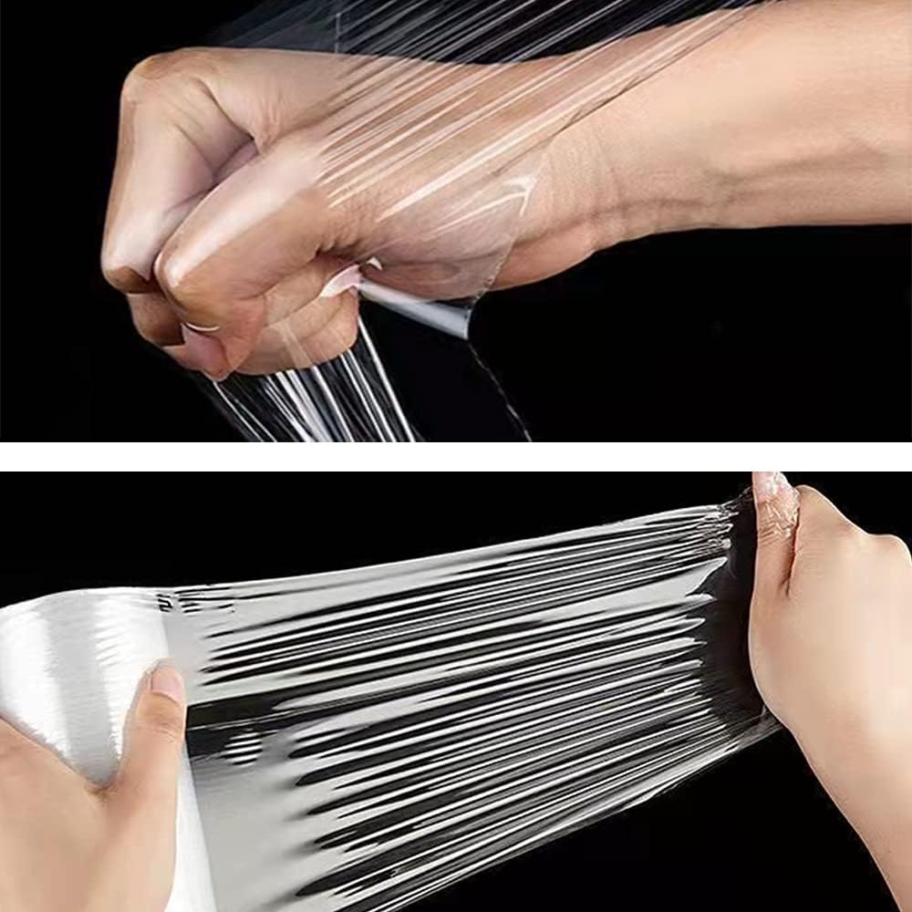 Stretch Wrap Clear Plastic Wrap Roll 6 inch X 80 Gua Industrial Mini